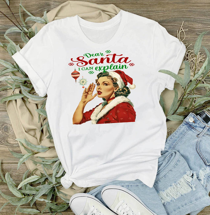 Christmas Santa I Can Explain T-Shirt