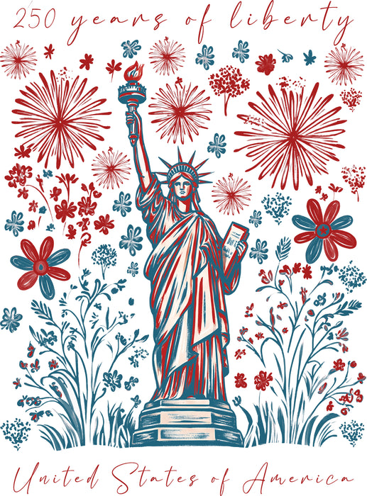 Patriotic Liberty 250 Anniversary America