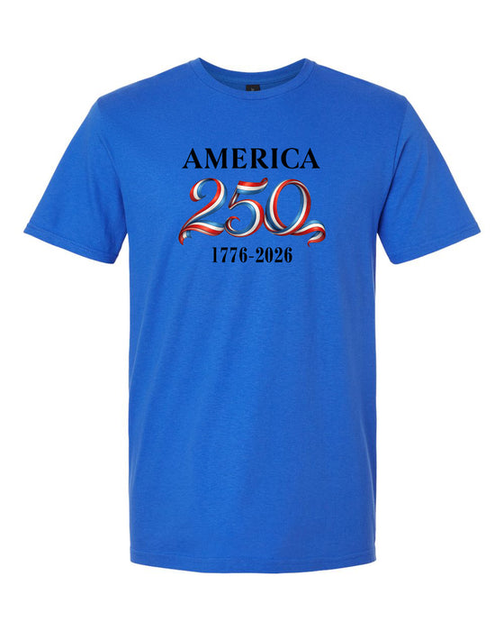 Patriotic Red White Blue 250 Anniversary T-Shirt