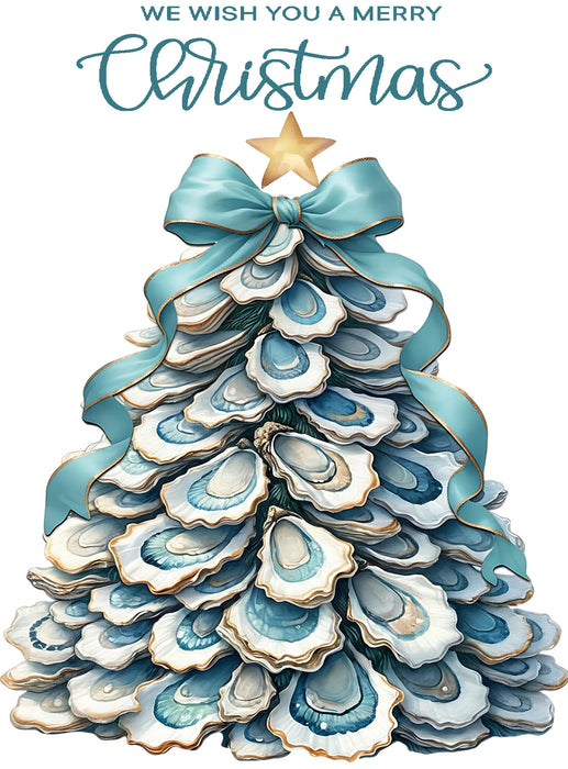 Coastal Christmas Oyster Tree