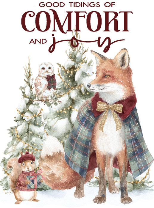 Christmas Good Tidings Snow Fox