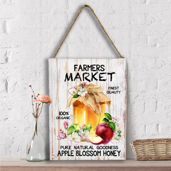 Farmers Market Pure Goodness Honey  Wall Decor