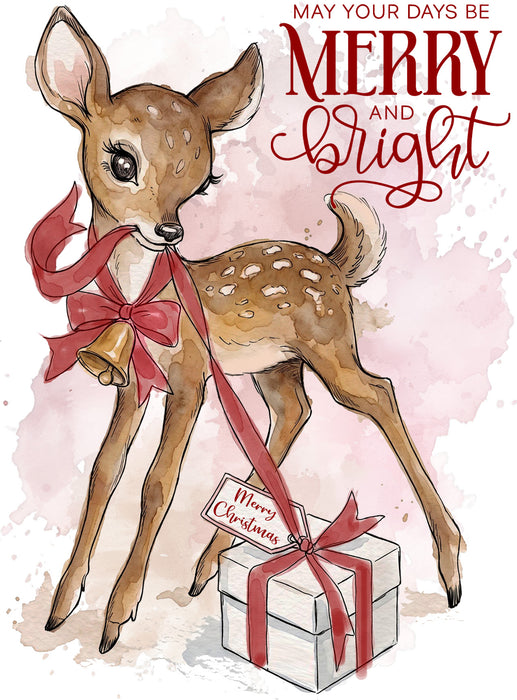 Vintage Christmas Reindeer