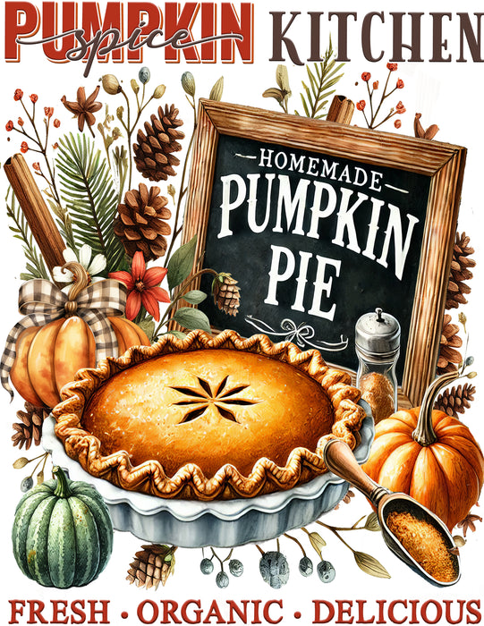 Fall Autumn Pumpkin Pie