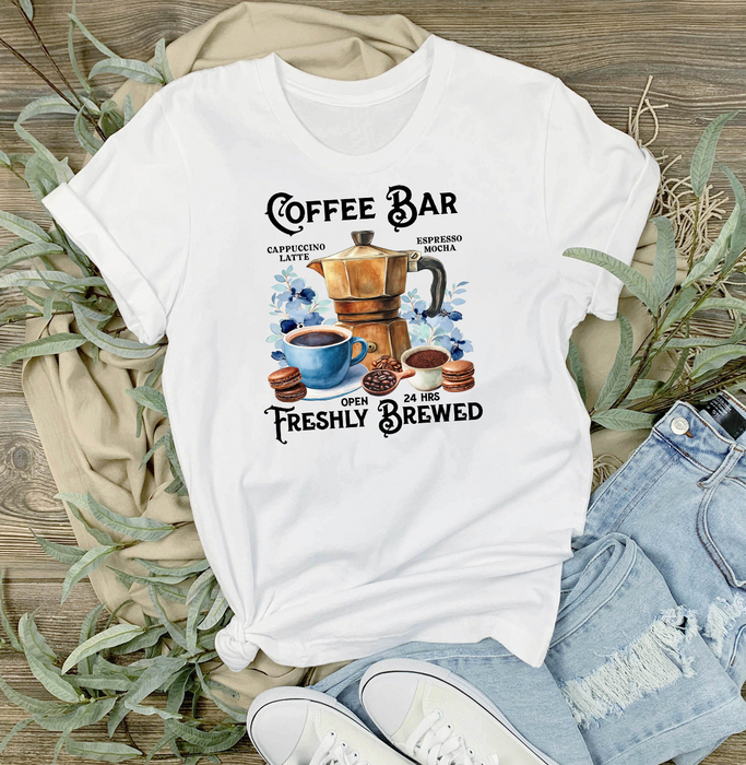 Coffee Bar Freshly Brewed T-Shirt