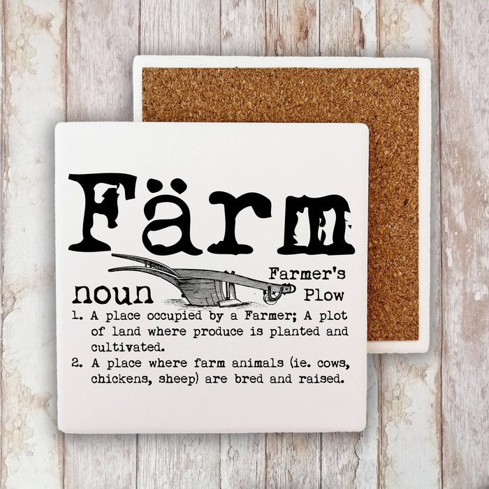 Farm Definition, Stone Coaster