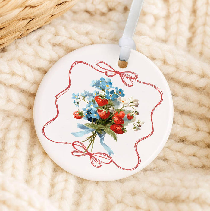 Vintage Strawberries Ornament