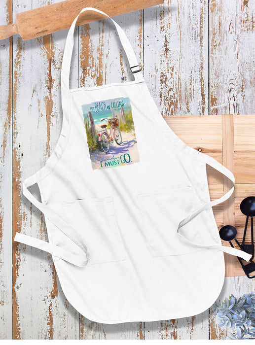 The Beach is Calling Bicycle Apron