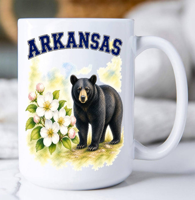 Arkansas State Bird and Animal Coffee Mug