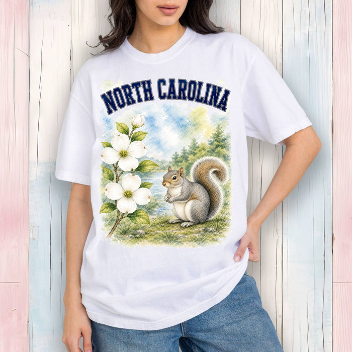 North Carolina State Bird and Animal T-Shirt