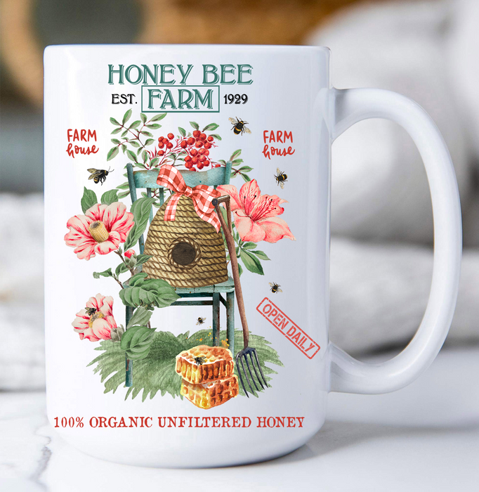 Spring Hony bee Farm Coffee Mug