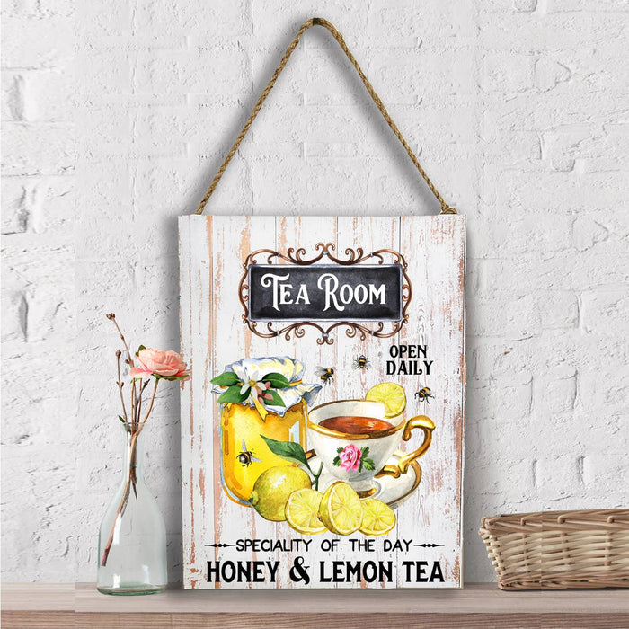 Tea Room Honey & Lemon Tea  Wall Decor