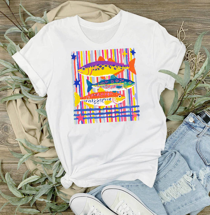 Coastal Colorful Fish T-Shirt