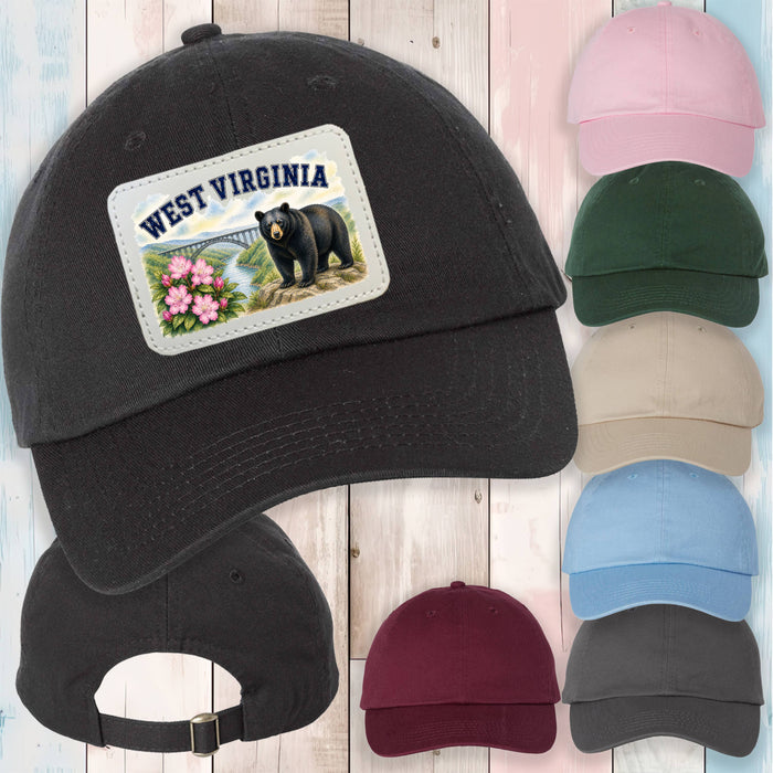 West Virginia State Bird and Animal Baseball Hat