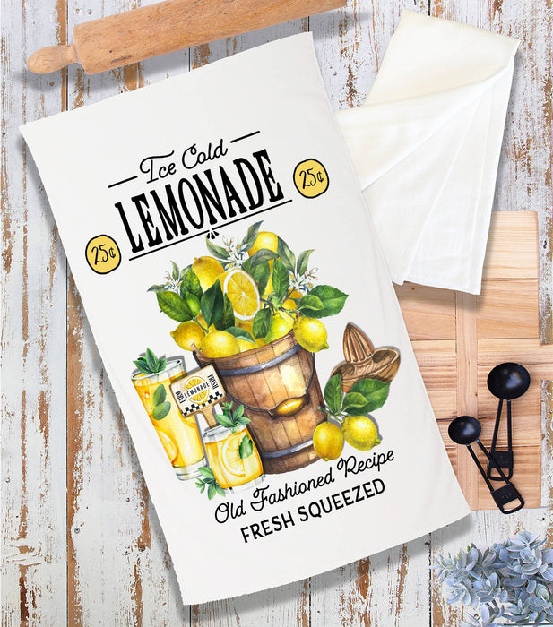 Modern Farmhouse Ice Cold Lemonade Terry Towel