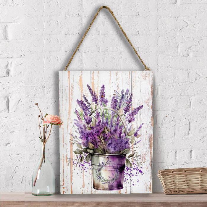 Spring garden Lavender Bouquet Wall Decor