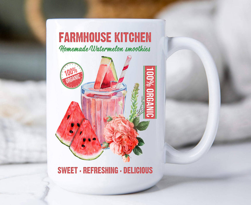 Farmhouse  Summer Watermelon Coffee Mug