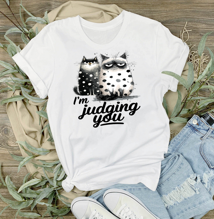 Cat I'm Judging You T-Shirt