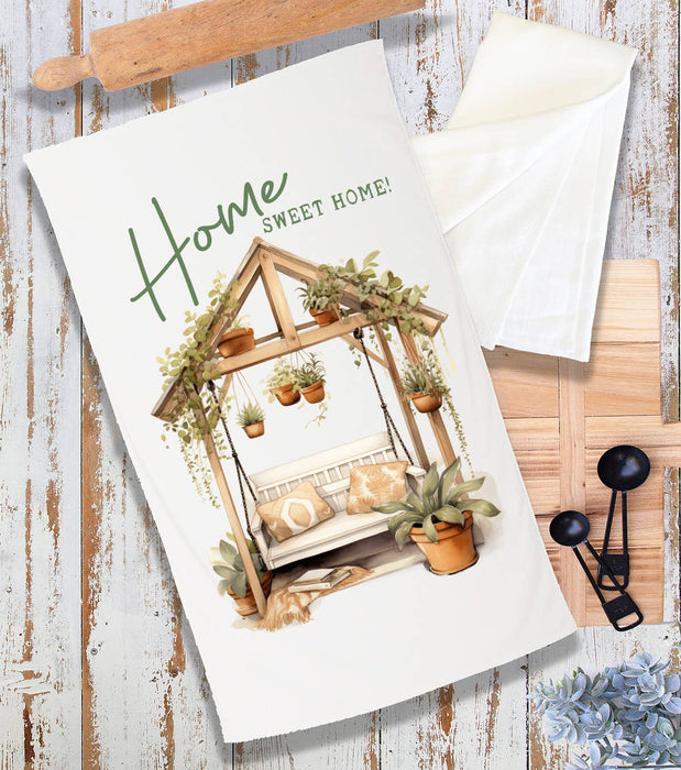 Home Sweet Home Proch Swing Terry Cloth Towel