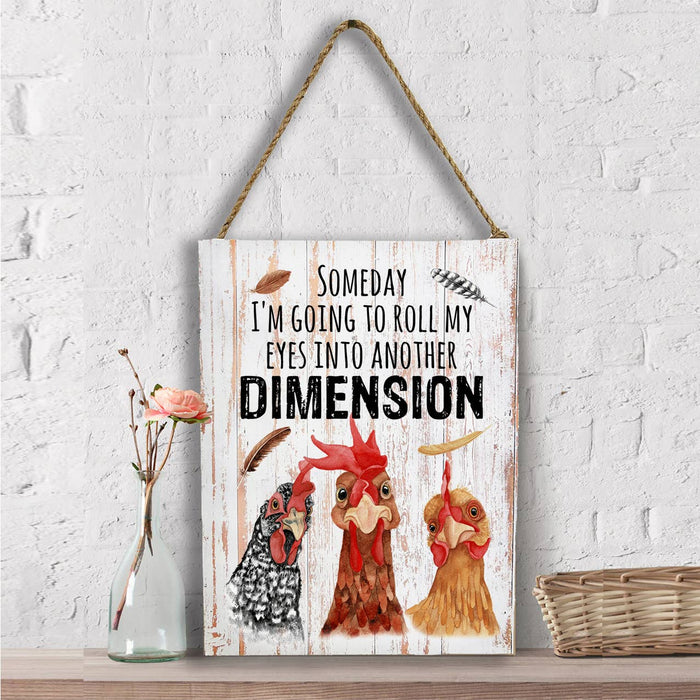 Rolling my eyes into another Dimension Wall Decor