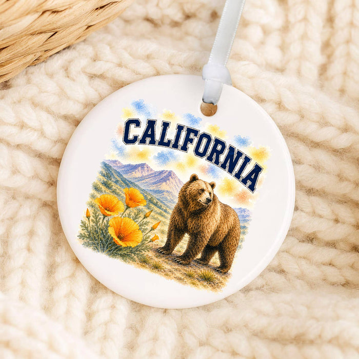 California State Bird and Animal Ornament