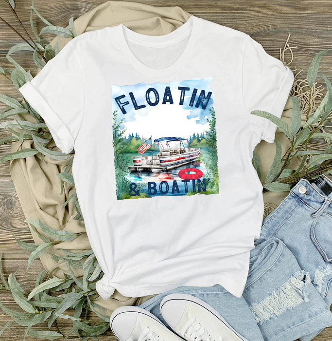 Floating and Boating on the Lake T-Shirt