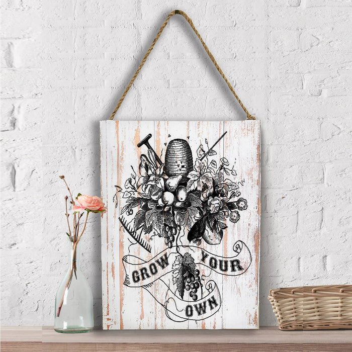 Country Farm, Grow Your Own, Wall Decor