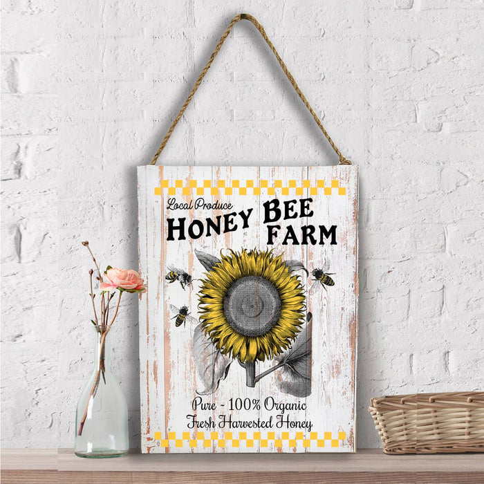Honey Bee Farms Sunflower Wall Decor