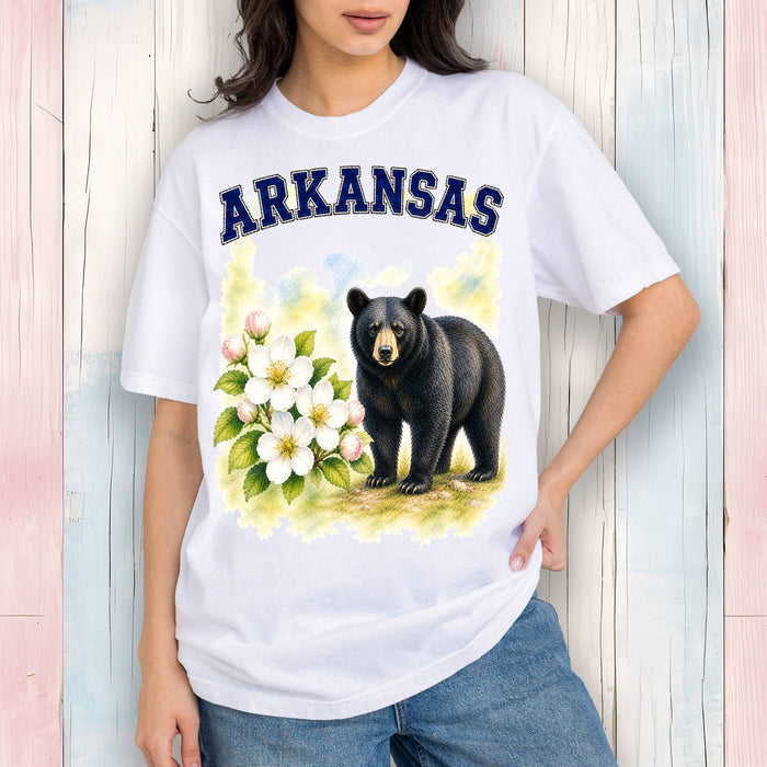Arkansas State Bird and Animal T-Shirt