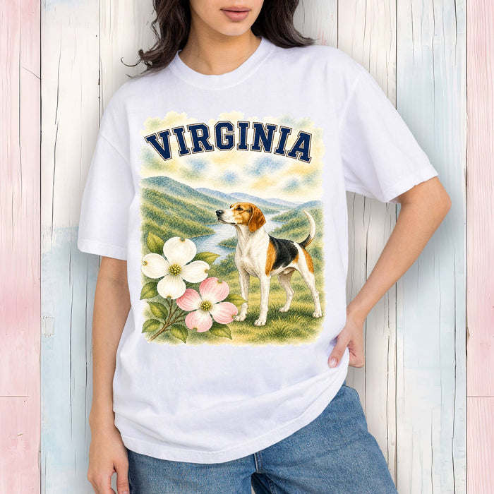 Virginia State Bird and Animal T-Shirt