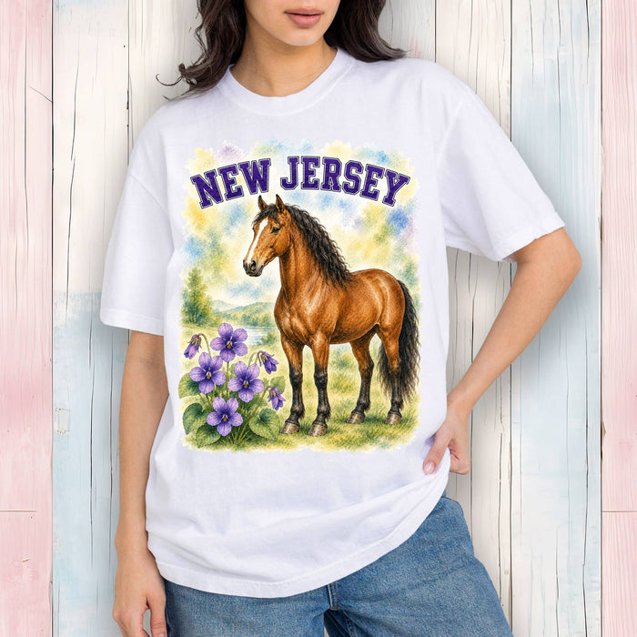New Jersey State Bird and Animal T-Shirt