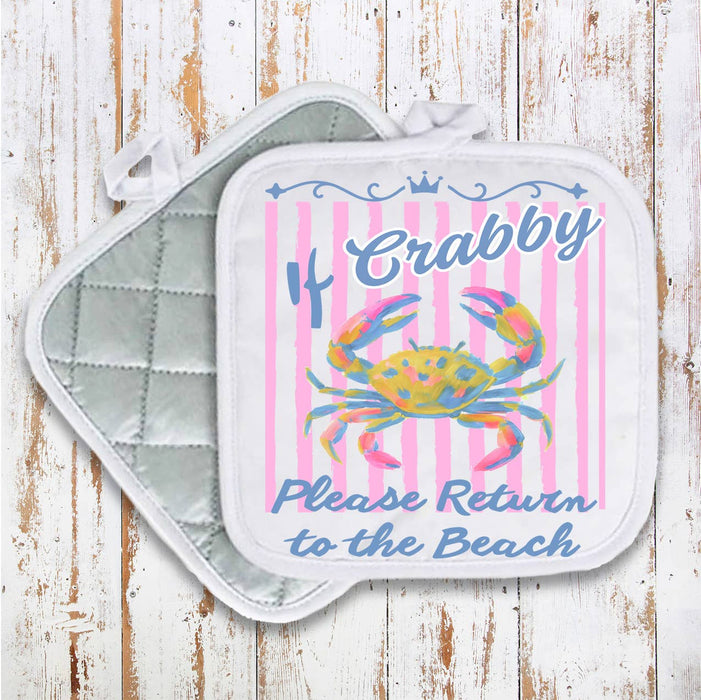 If Crabby return to the Beach Pot Holder