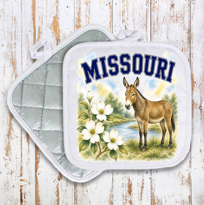 Missouri State Bird and Animal Pot Holder