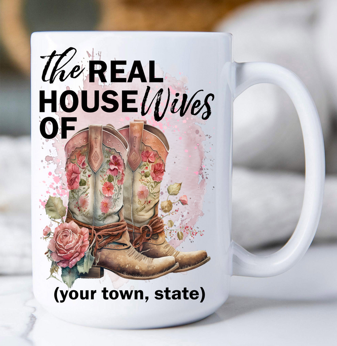 Cowboy Boots The Real House Wifes of Coffee Mug