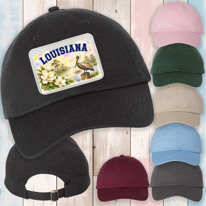 Louisiana State Bird and Animal Baseball Hat