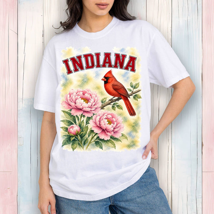 Indiana State Bird and Animal T-Shirt