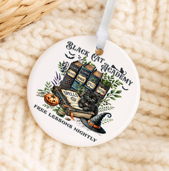 Black Cat Academy BooksOrnament
