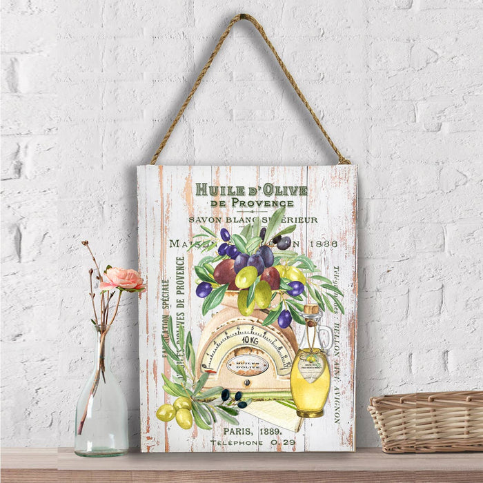French Paris Huile D Olives  Wall Decor
