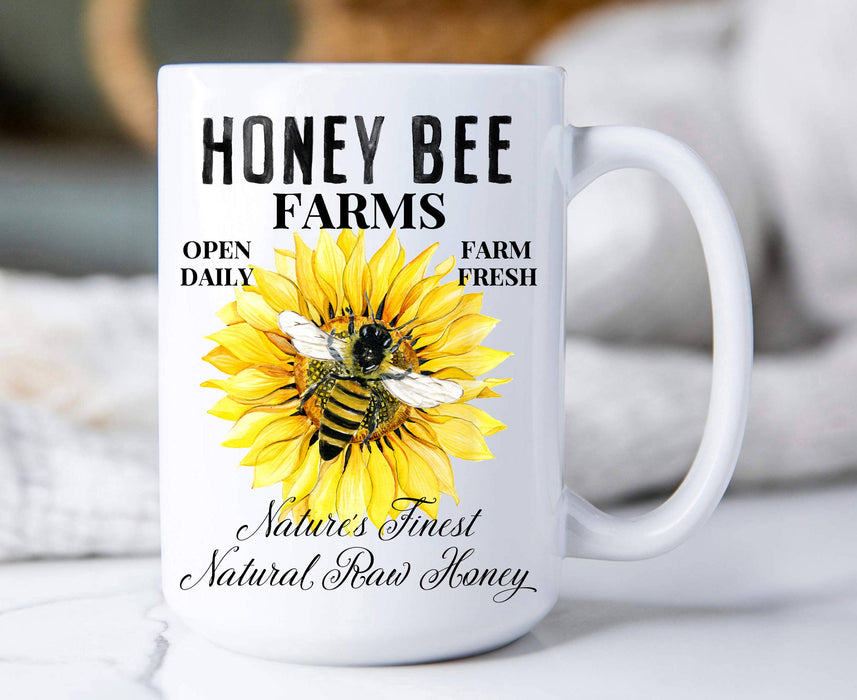 Modern  Farmhouse Honey Bee Coffee Mug