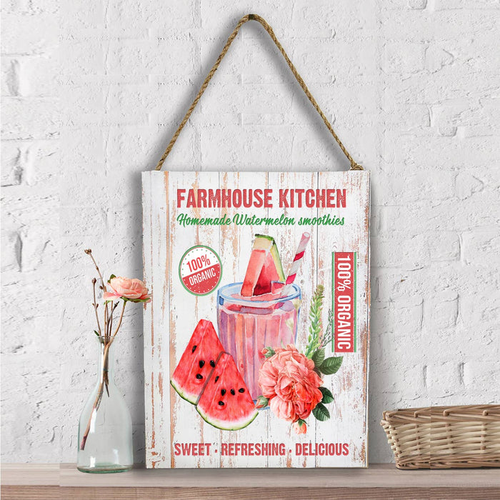 Farmhouse  Summer Watermelon Wall Decor