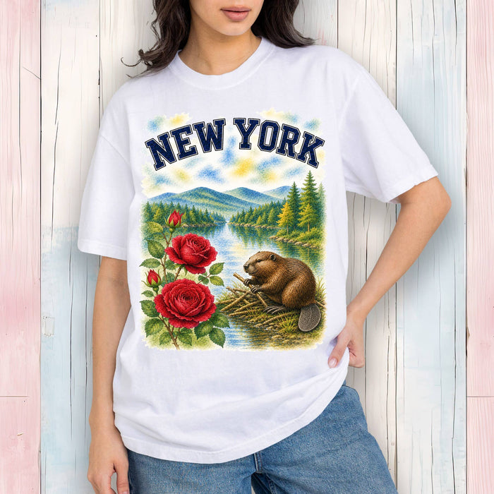 New York State Bird and Animal T-Shirt