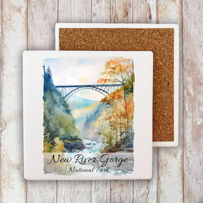 New River Gorge National Park WV Stone Coaster