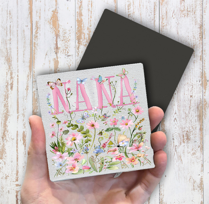 Mother's Day Wild Flowers Nana Magnet Fridge