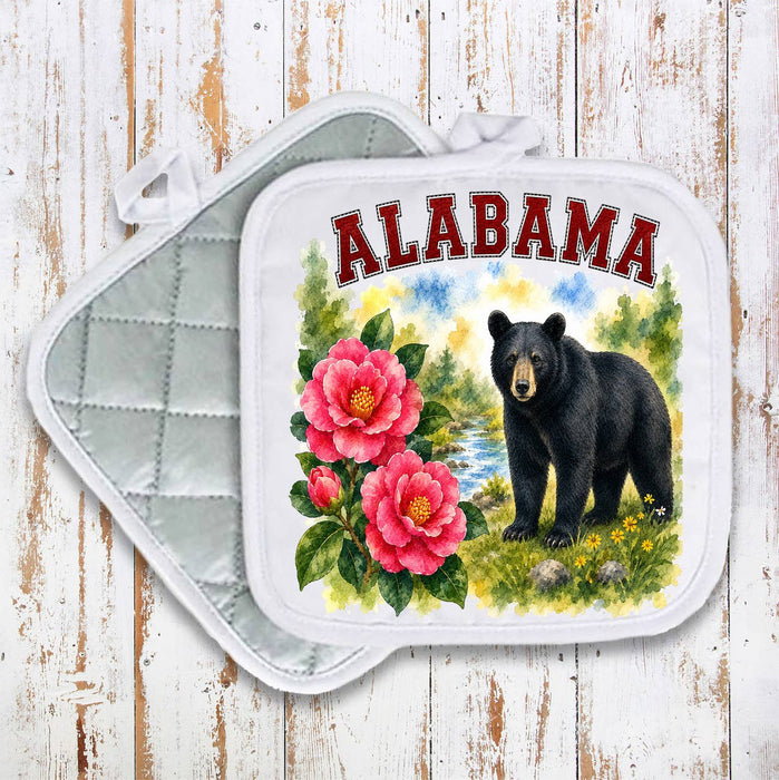 Alabama State Bird and Animal Pot Holder