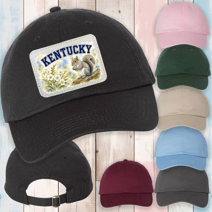 Kentucky State Bird and Animal Baseball Hat