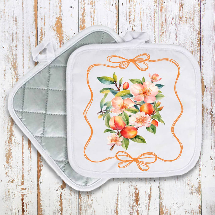 Vintage Peaches Pot Holder