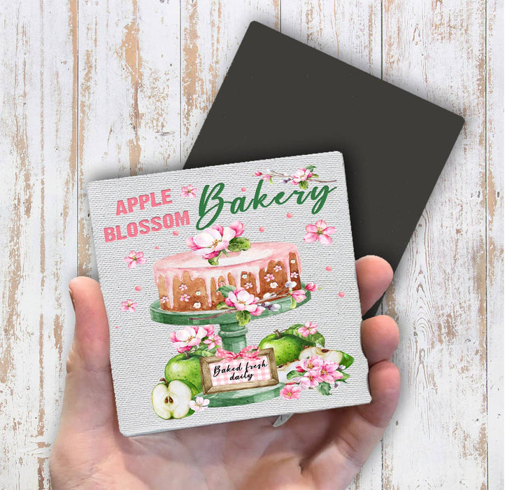 Apple Blossom Bakery Farmhouse Magnet Fridge