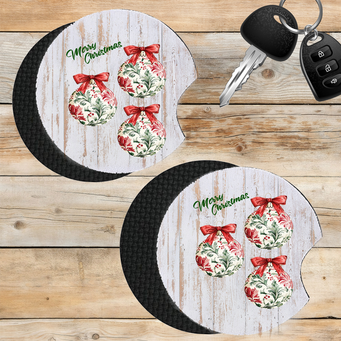 Car Coaster Christmas Water Toile Ornaments