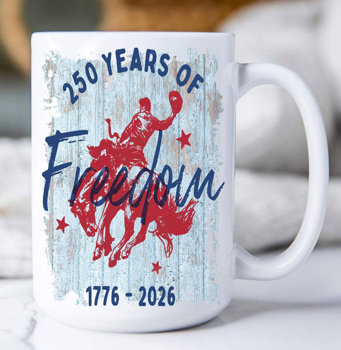 Western 250 years of Freedom Coffee Mug