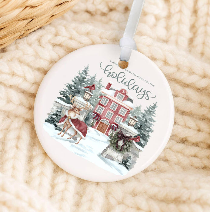 Christmas Home for the Holiday days Ornament